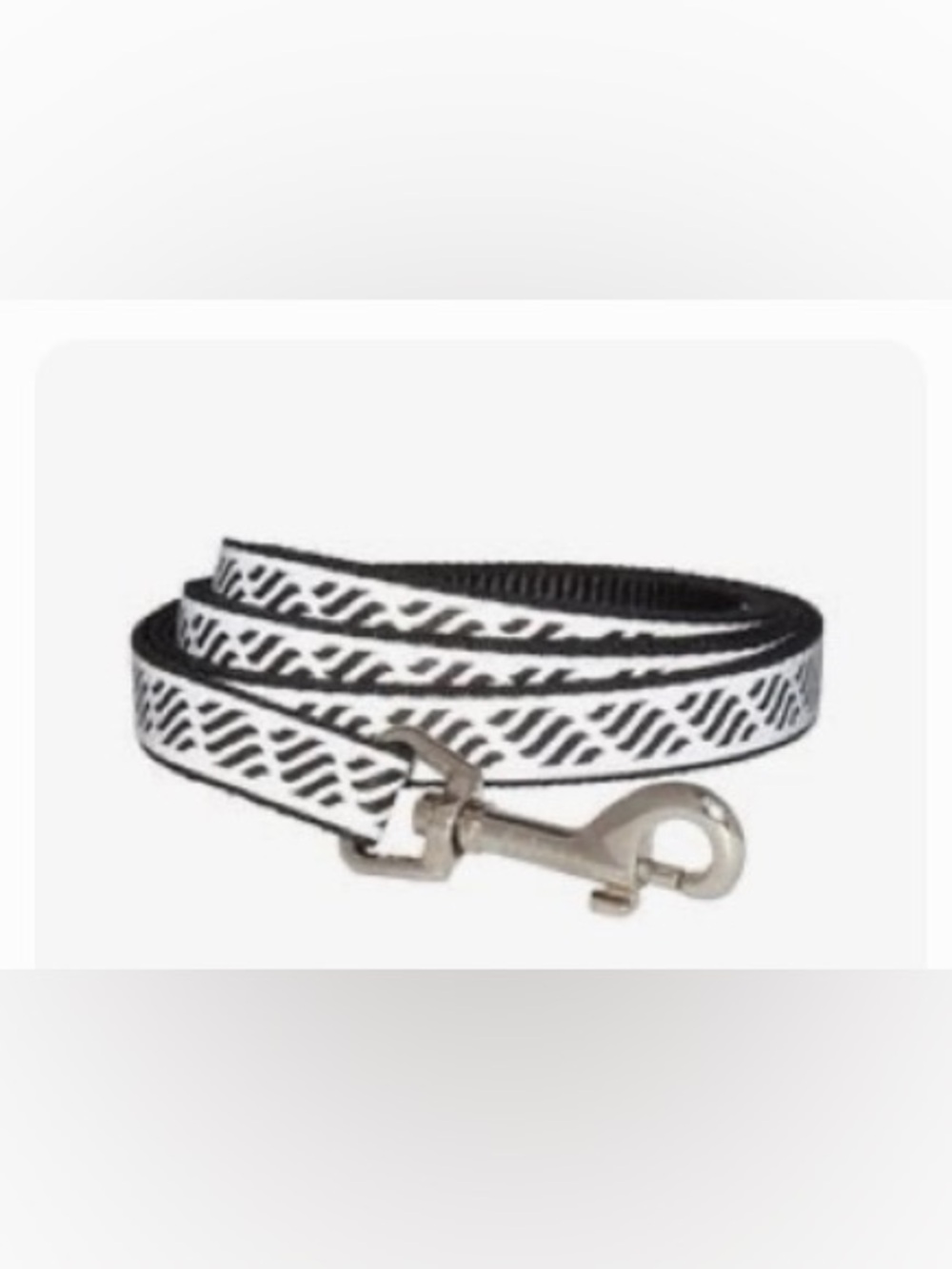 Frisco Patterned Nylon Reflective Dog Leash, Wavy Lines, Small